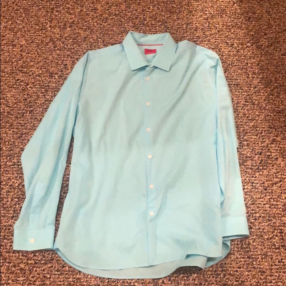 Alfani Baby Blue Button down, size: XL